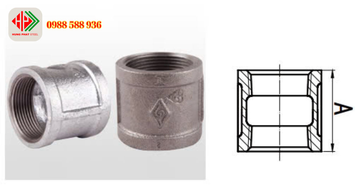 Măng sông ren mạ kẽm MECH
