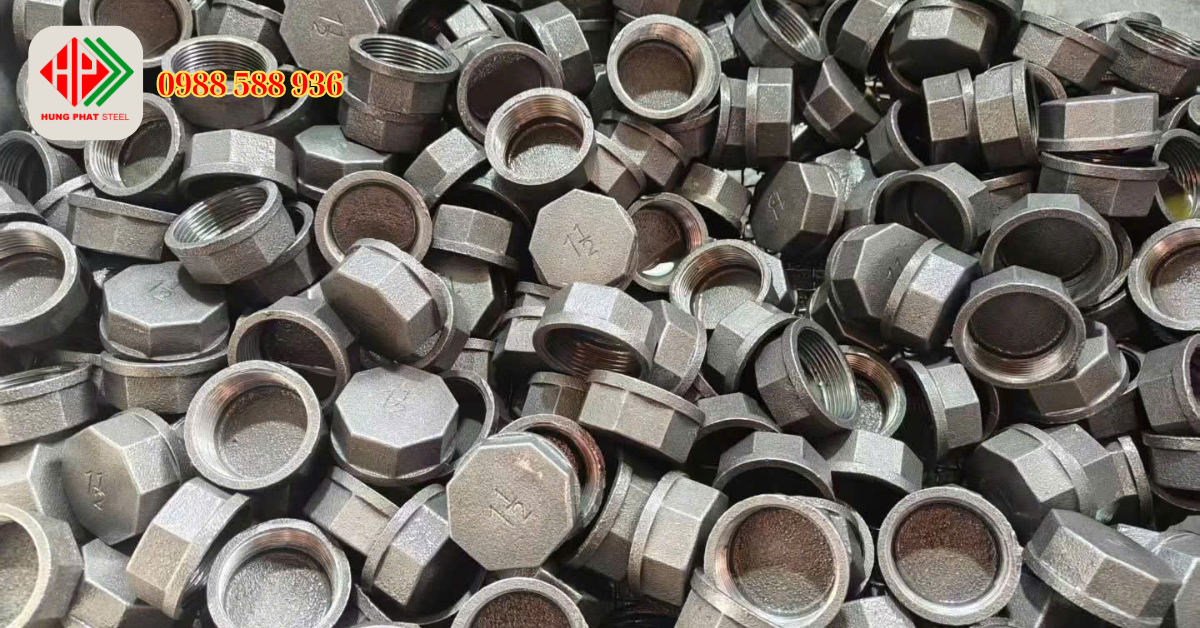 Nắp bịt ren mạ kẽm MECH