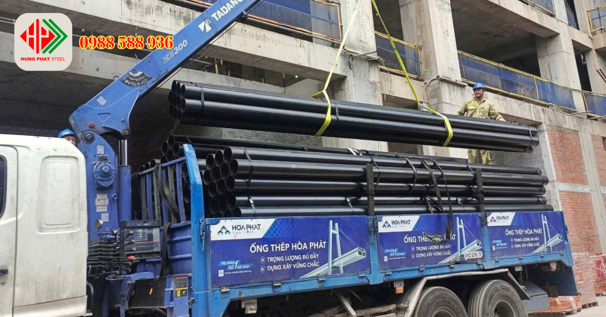 Ống thép hàn đen Hòa Phát 