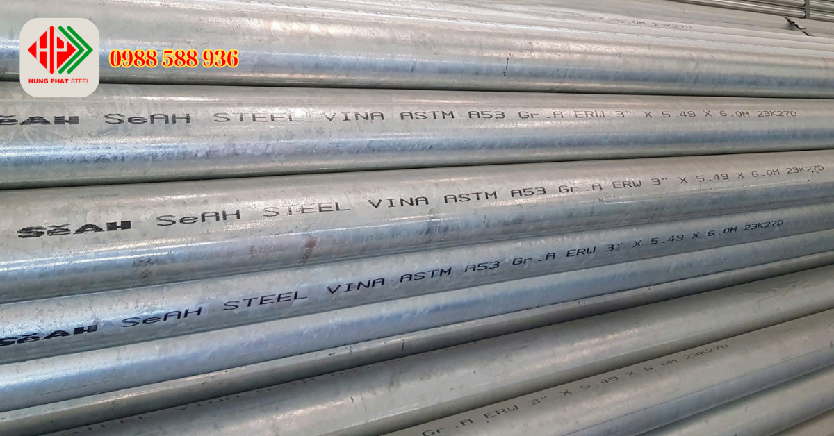 Ống thép mạ kẽm SeAH
