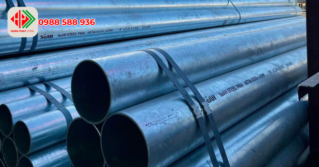 Ống thép mạ kẽm SeAH DN200 (phi 219 x5.56mm)