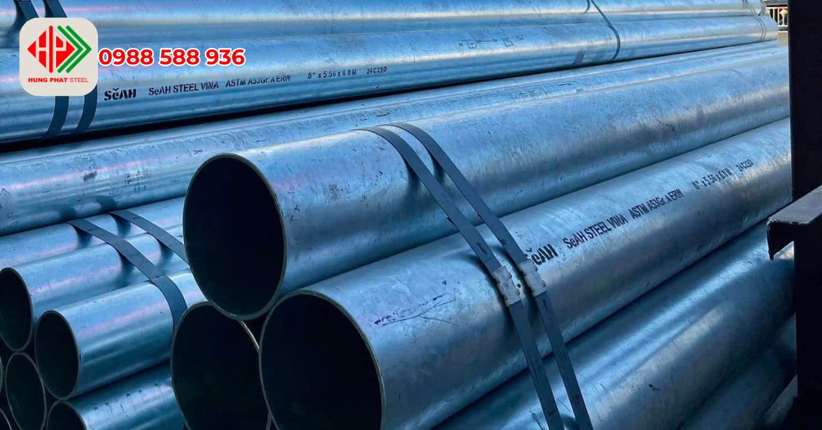 Ống thép mạ kẽm SeAH DN200 (phi 219 x5.56mm)