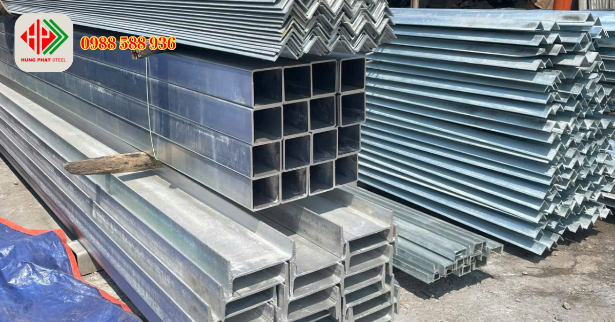 Thép hình mạ kẽm nhúng nóng