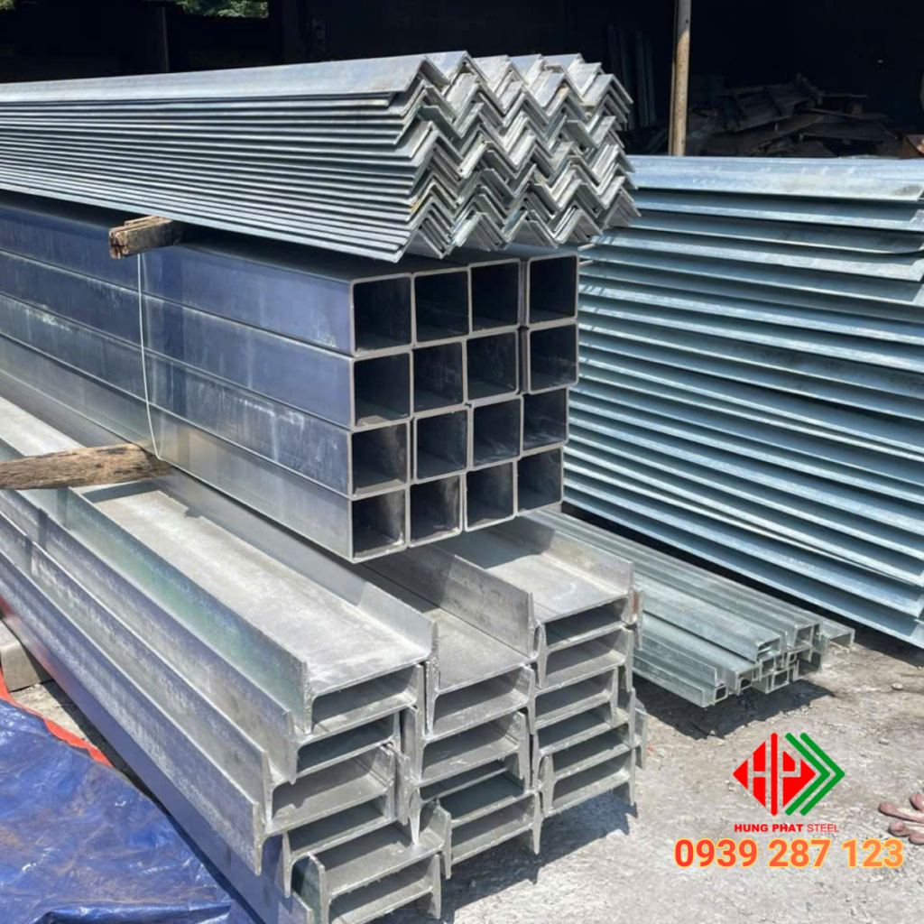 Thép hình mạ kẽm nhúng nóng