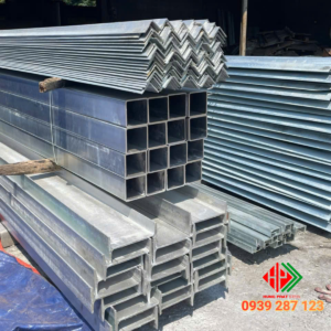 Thép hình mạ kẽm nhúng nóng