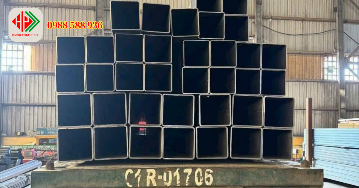 Thép hộp đen size lớn nhập khẩu