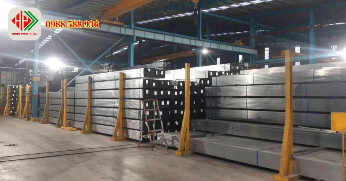 Thép hộp mạ kẽm