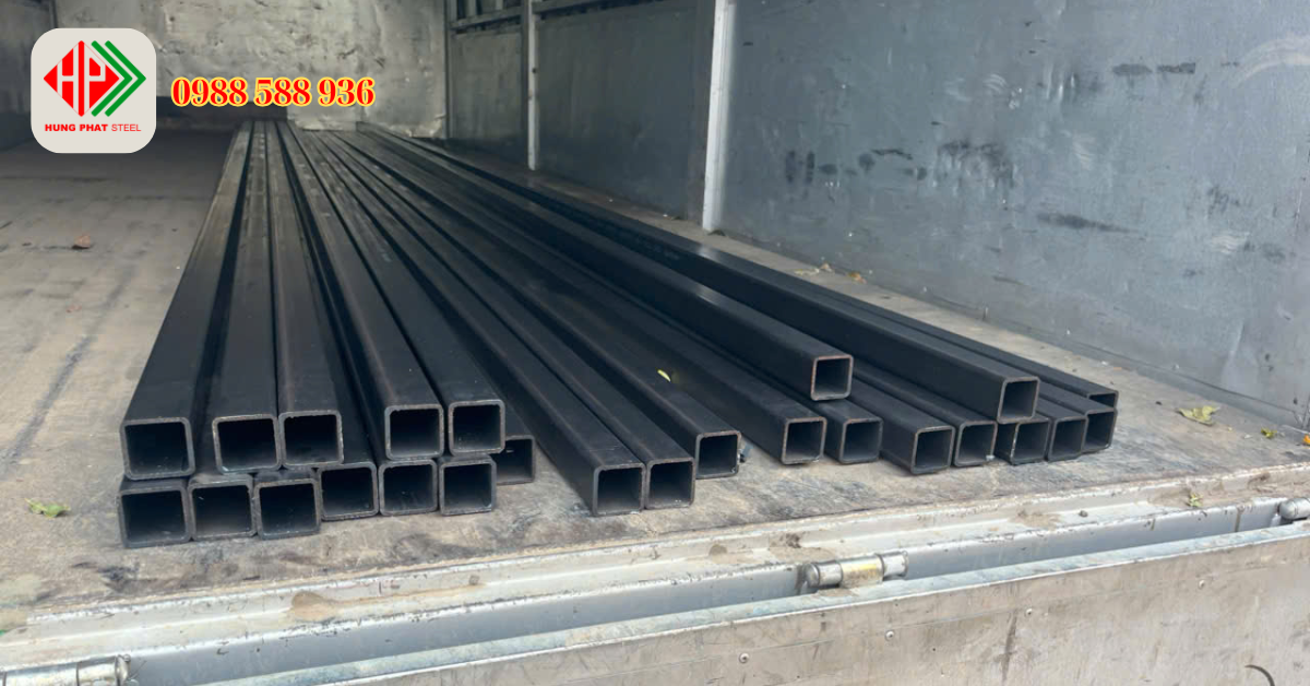 Thép hộp vuông đen 60x60