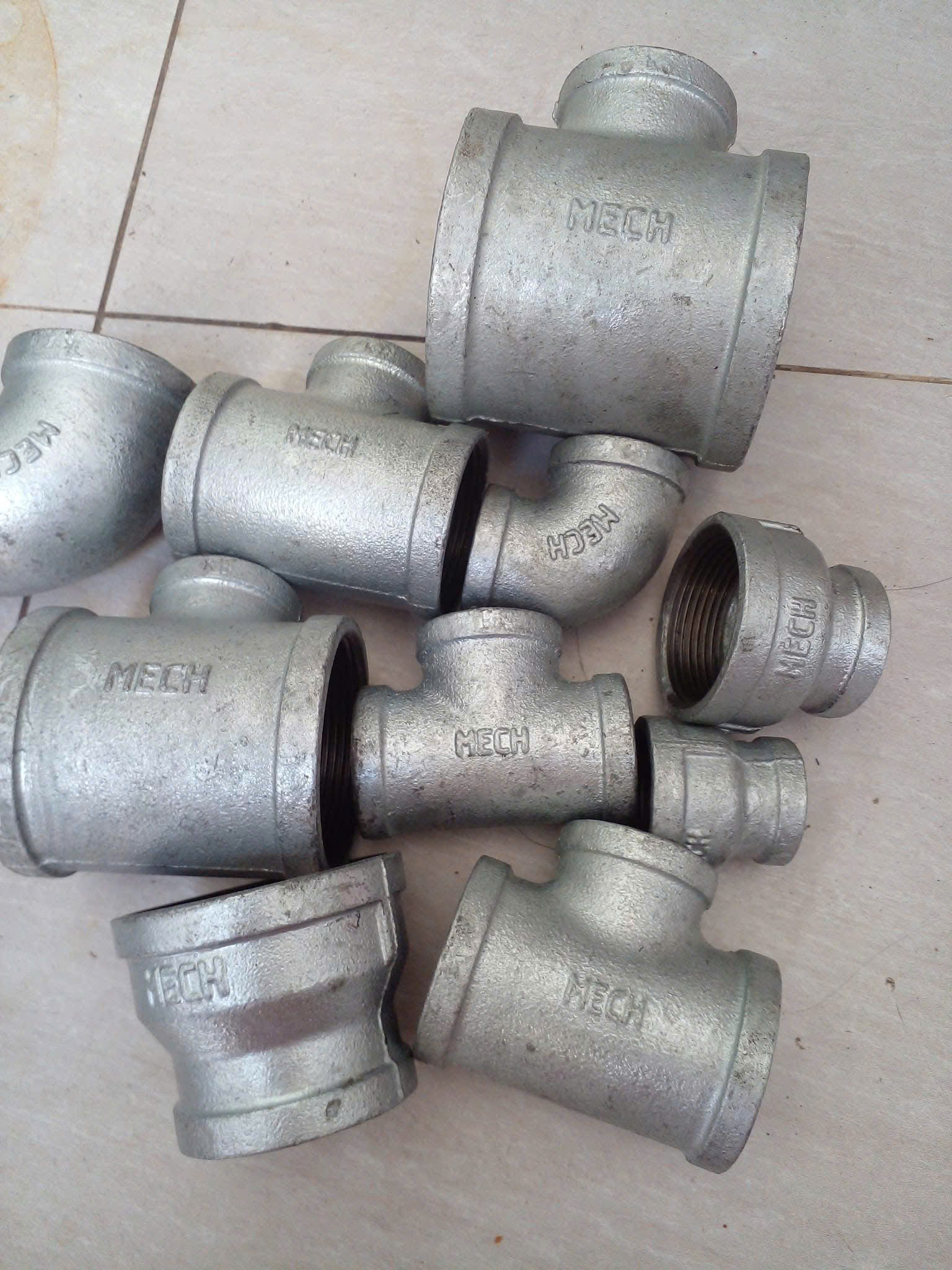 Phụ kiện ren mạ kẽm MECH