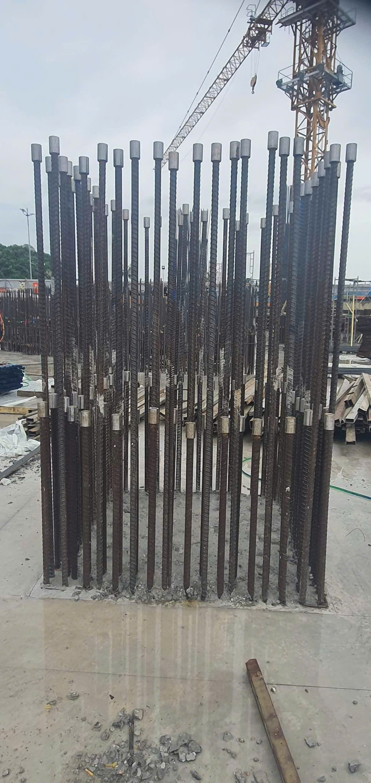 Coupler nối thép cột, thép chờ