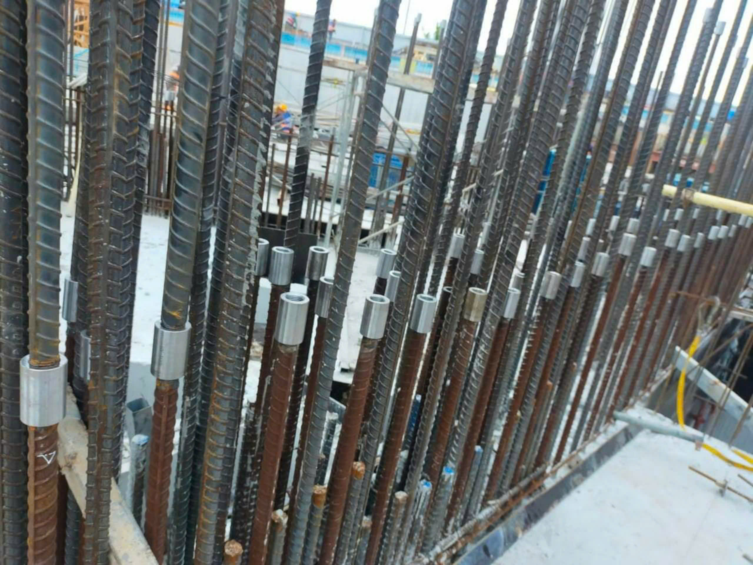 Coupler nối thép cột, thép chờ