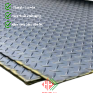 Thép tấm gân hoa văn chống trượt