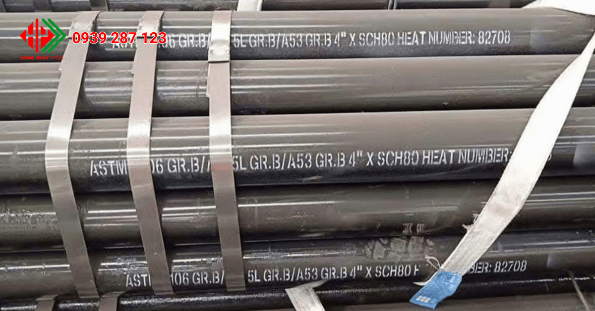Ống thép đúc SCH80 ASTM A53-A106