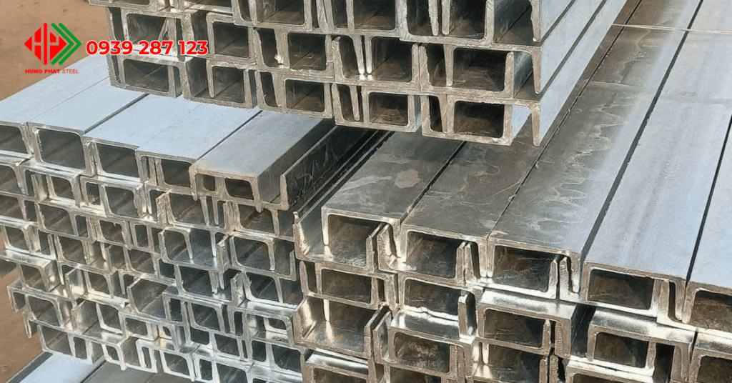 Thép hình U mạ kẽm
