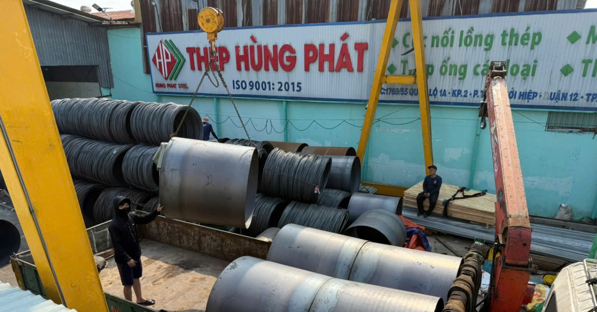 Uốn (cuộn) thép tấm theo yêu cầu